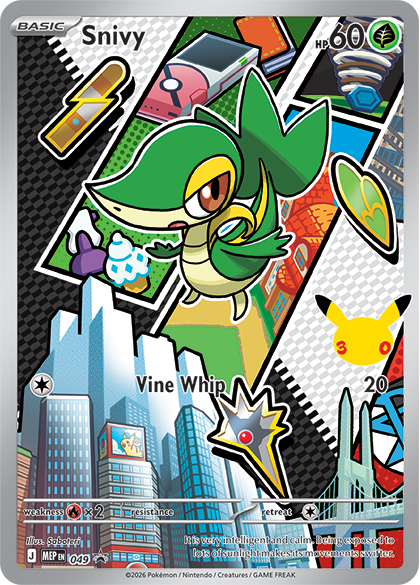 Snivy - First Partner Illustration