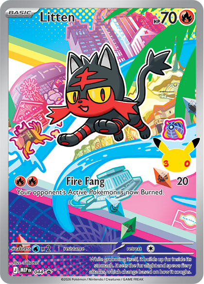 Litten - First Partner Illustration